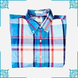 Bloomingdales Eagle Shirtmaker since 1867 Men's Buttondown Shirt, Multi, Size L.